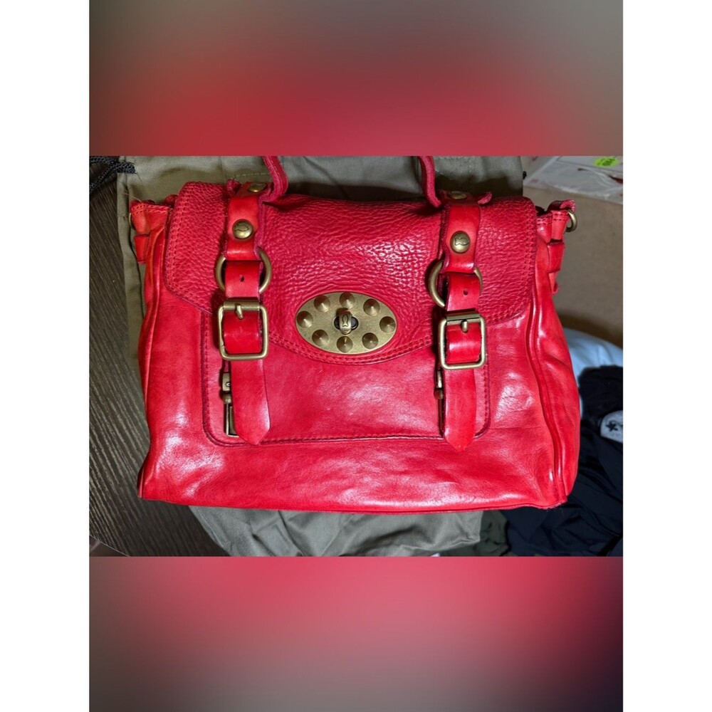 Campomaggi DIONE purse 
Medium briefcase 'Dione' in red leather - Picture 8 of 8